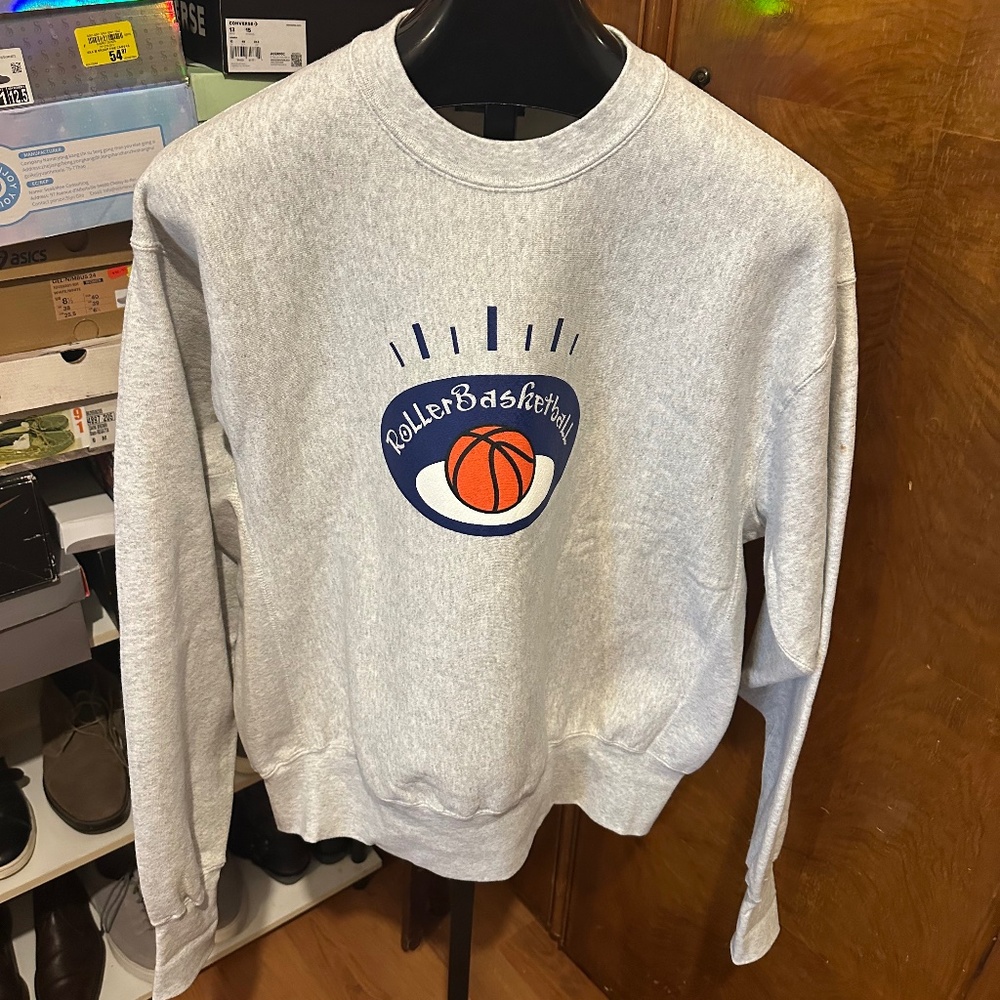 Lee Jeans Gray Roller Basketball Sweatshirt